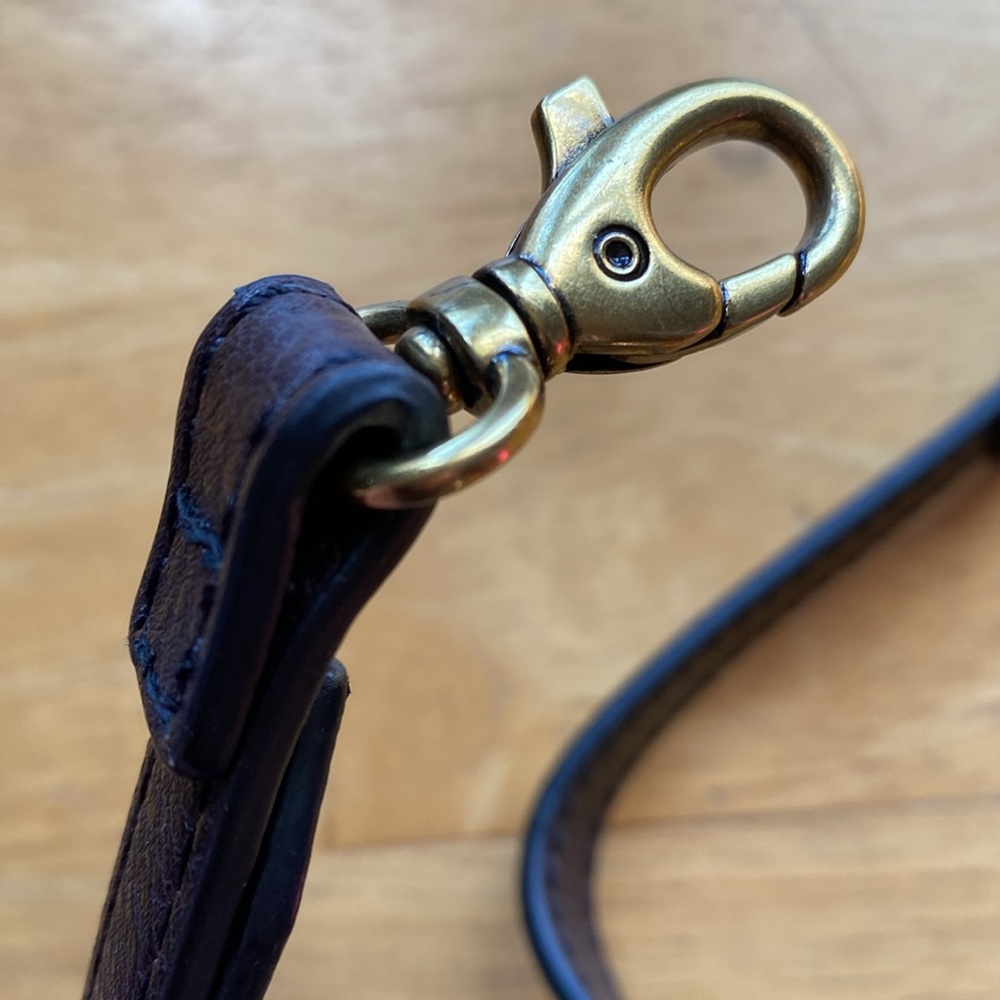 Brown strap for Bag 20-24”, dark brown In pre-owned good condition #DarkBrown - Picture 3 of 9